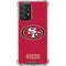 NFL San Francisco 49ers Distressed Galaxy A52 5G Clear Case